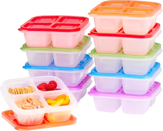 Bentgo Easyboxes 4-Compartment Snack Containers