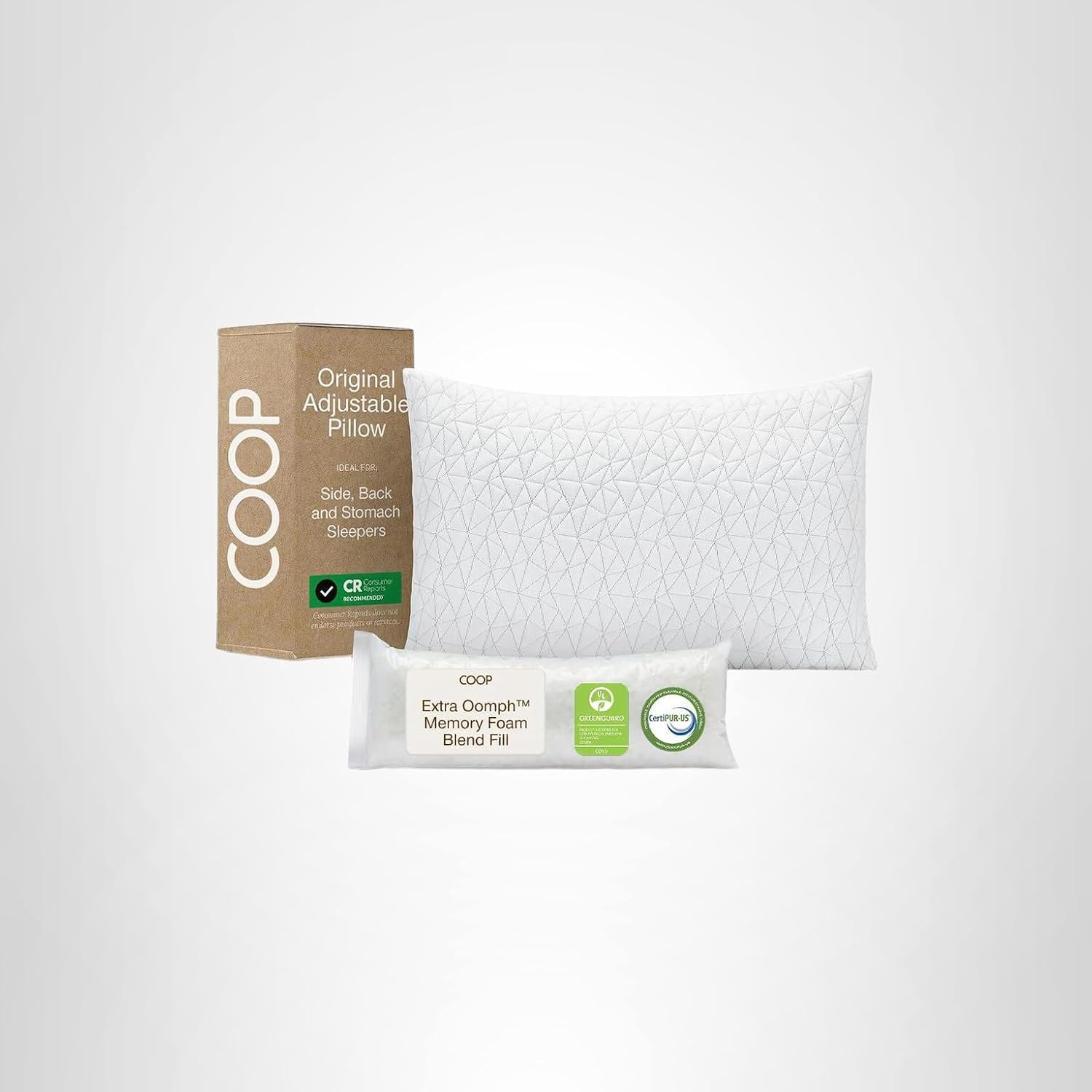 Coop Home Goods Original Adjustable Pillow