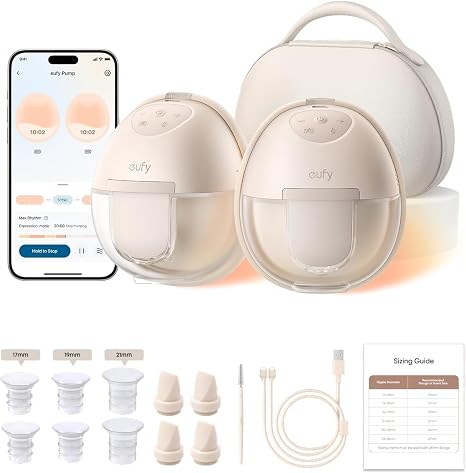 eufy Security Heated Wearable Breast Pump S1 Pro