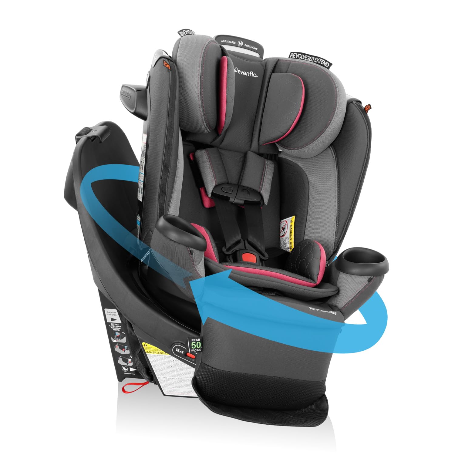 Evenflo Revolve60 Extend All-in-One Rotational Car Seat