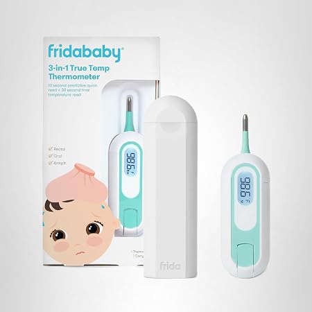 Frida Baby 3-in-1 Rectal, Underarm & Oral Thermometer