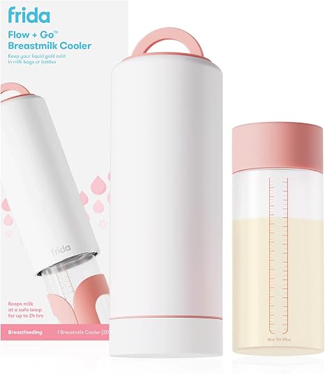 Frida Mom Flow + Go Breastmilk Cooler Bottle