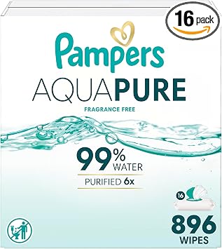 Pampers Aqua Pure Baby Wipes
